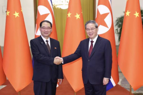 朴泰成向中国国务院总理致谢电