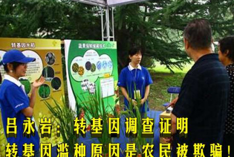吕永岩：转基因调查证明转基因滥种原因是农民被欺骗！