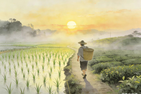 律诗 春上忙田地