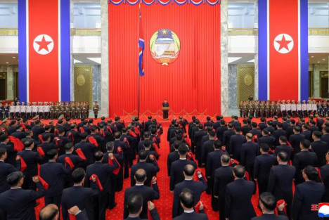 纪念朝鲜民主主义人民共和国成立日升国旗仪式暨中央宣誓大会隆重举行