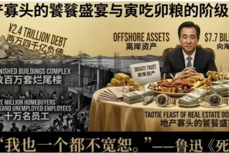 利润私有化，损失社会化——地产寡头的饕餮盛宴与寅吃卯粮的阶级悲歌