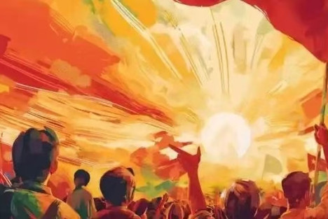 坚决支持日本人民反对日本军国主义复活的抗议运动