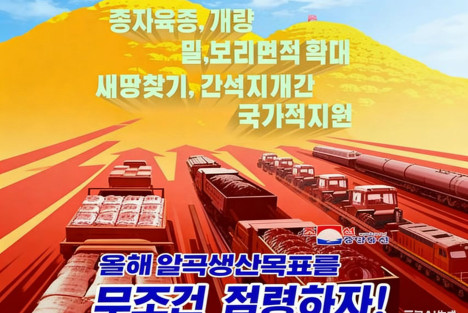 朝中社报道：新时代农村革命纲领出台后农村经济物质技术基础得到加强且粮食生产大幅增长