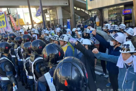 众多驻日美军基地！中核派为何选择在横须贺基地进行抗议示威？