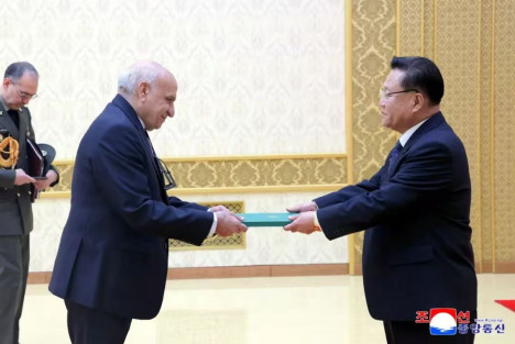 伊朗伊斯兰共和国特命全权大使递交国书