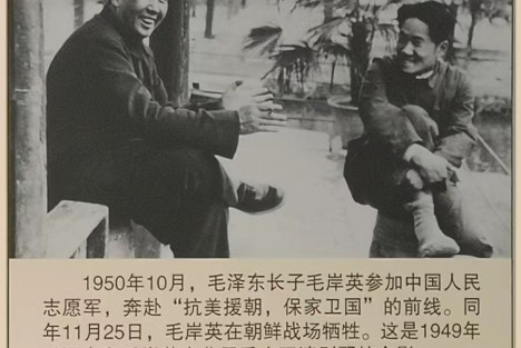 毛岸英与父亲毛泽东二三事