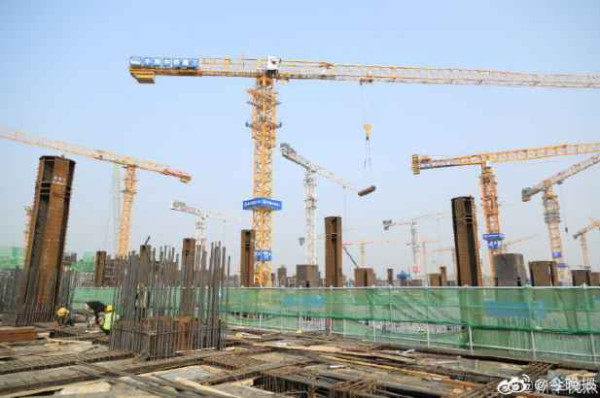 总建筑面积相当于66个足球场！京雄城际铁路雄安站地下结构封顶