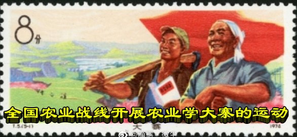 全国农业战线开展农业学大寨的运动