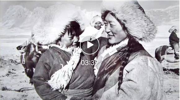 翻身农奴把歌唱:毛主席啊红太阳,革命道路宽又广