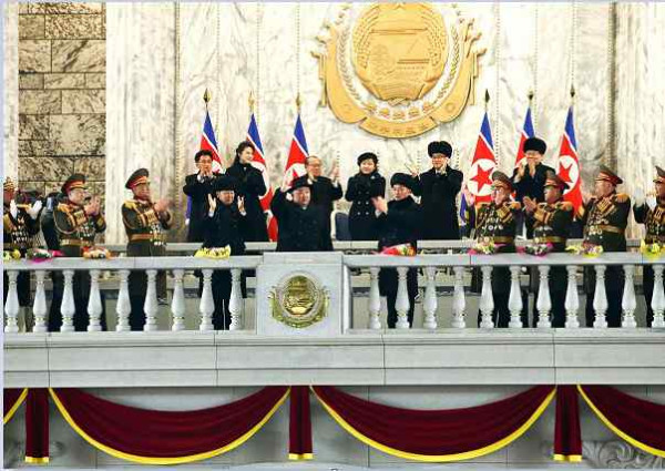 庆祝朝鲜人民军建军75周年阅兵式