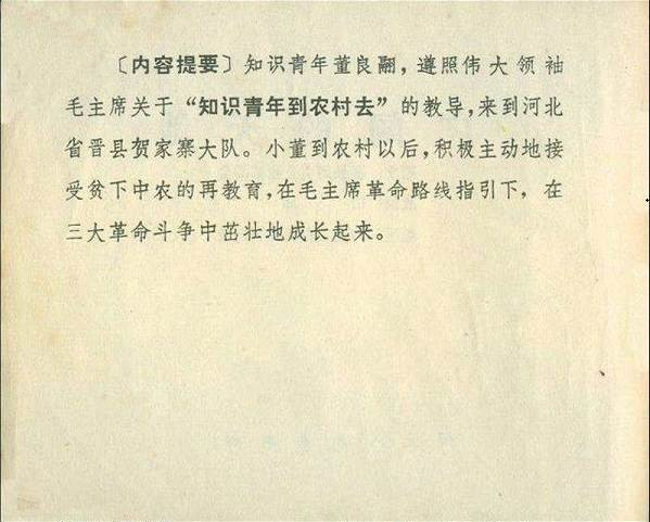 《广阔的天地》——“知识青年到农村去”