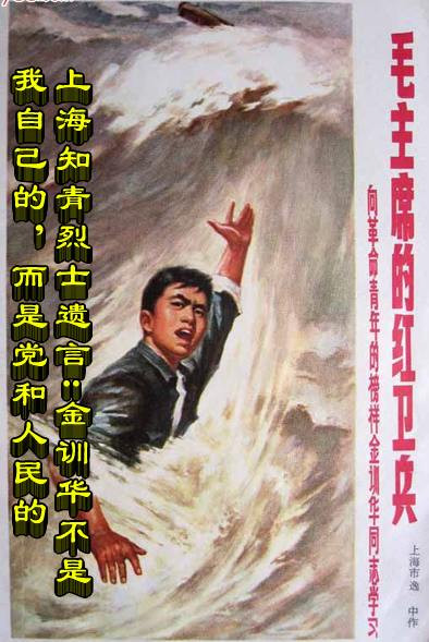 上海知青烈士遗言：金训华不是我自己的，而是党和人民的