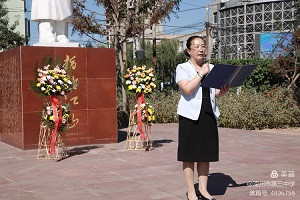 九九的怀念，久久的情怀——滦州三中纪念毛主席逝世44周年