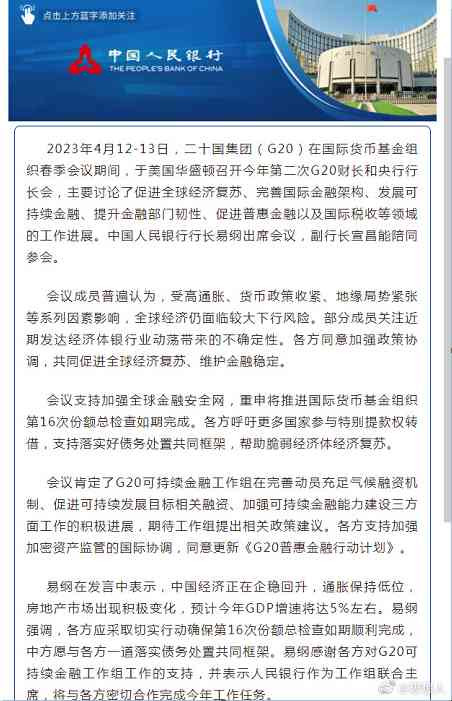 你的工作任务是切实维护国家和人民群众的根本利益，而不是去完成G20布置的任务