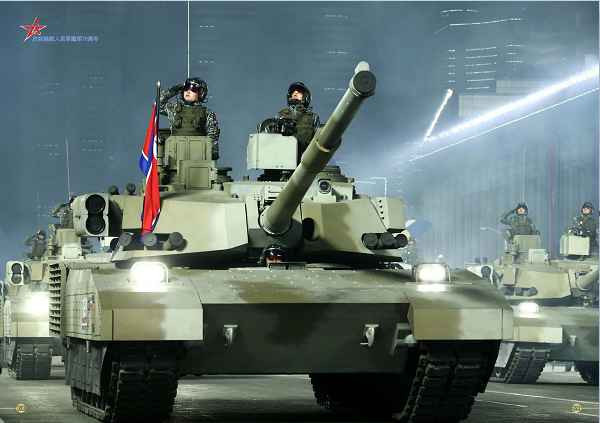 庆祝朝鲜人民军建军75周年阅兵式