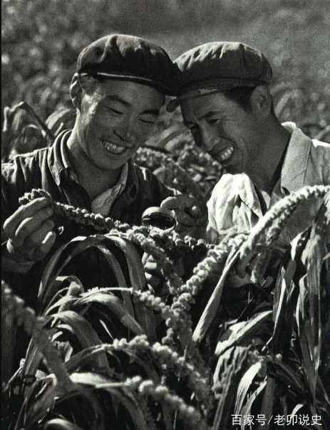 老照片:新中国70年代初期欣欣向荣的农村人民公社