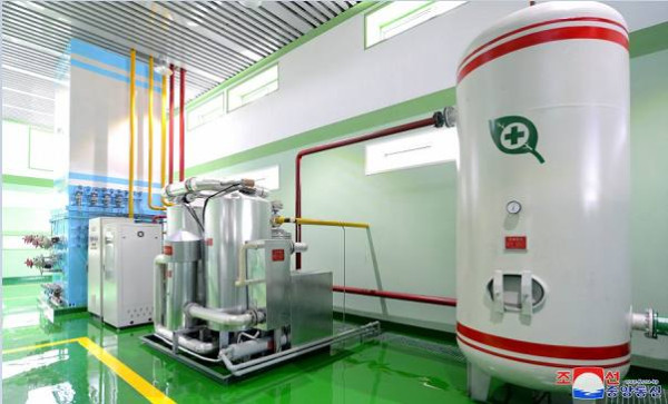 集中体现朝鲜劳动党人民观的医用氧气厂