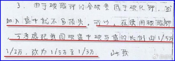 慕盛学：1990年中国就出现了严重的补碘过量