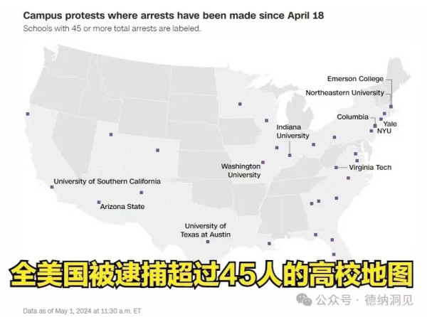 德纳：美国高校反战示威——犹太资本被迫跳到前台意味着什么?
