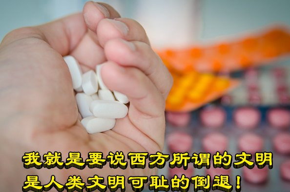 我就是要说西方所谓的文明是人类文明可耻的倒退！