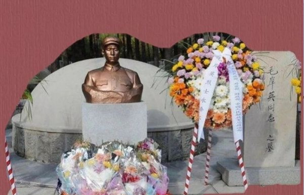 震撼！毛岸英巨幅画卷，95后女孩倾情制作，令人感怀，催人泪目！