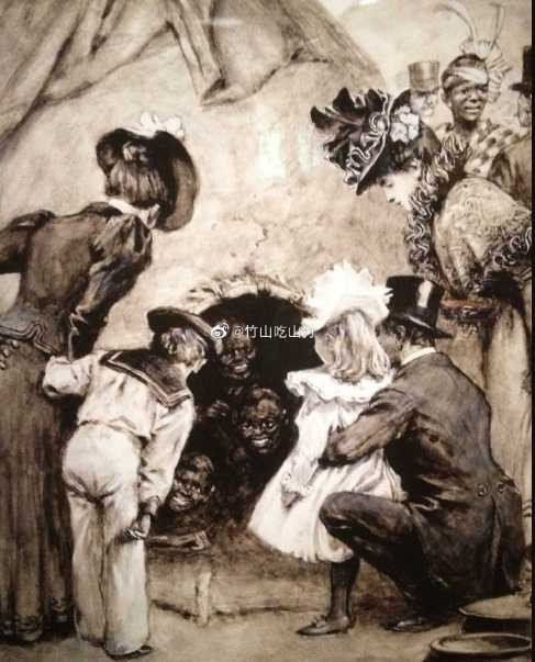 在欧美各国都流行举办和参观“人类动物园”，异常火爆