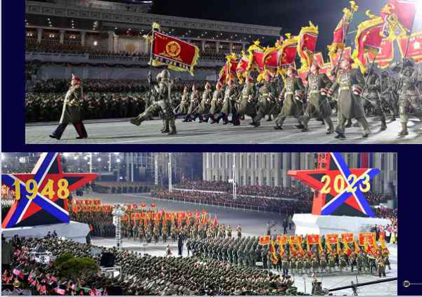 庆祝朝鲜人民军建军75周年阅兵式