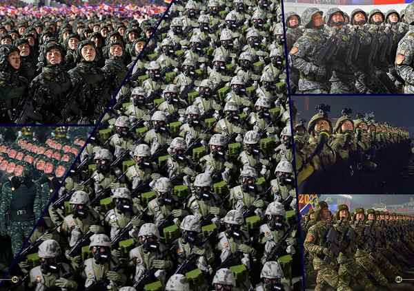 庆祝朝鲜人民军建军75周年阅兵式