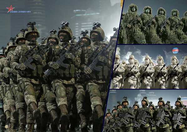 庆祝朝鲜人民军建军75周年阅兵式