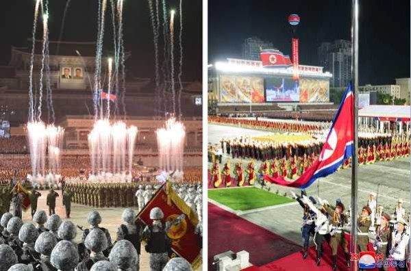 庆祝伟大的祖国解放战争胜利70周年阅兵式隆重举行