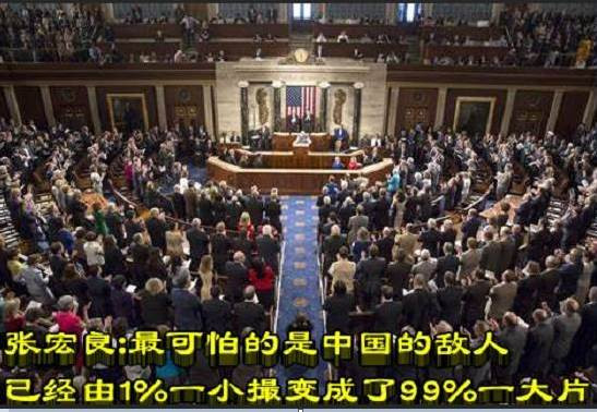 张宏良：最可怕的是中国的敌人已经由1%一小撮变成了99%一大片