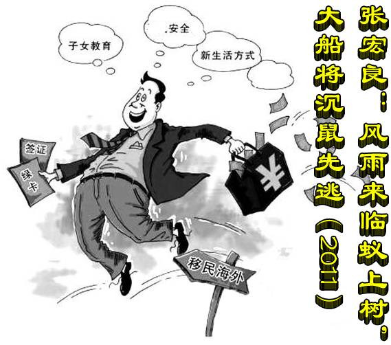 张宏良：风雨来临蚁上树，大船将沉鼠先逃  (2011)