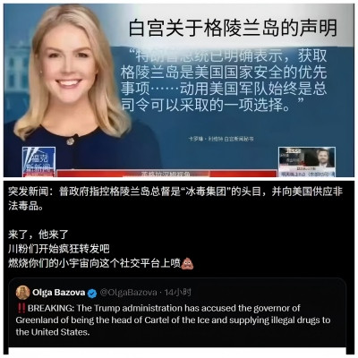 张宏良：特朗普马上又要对格陵兰岛动手了