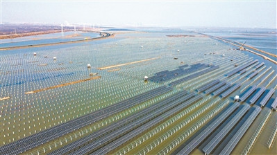 天津滨海新区龙源海晶盐光互补项目