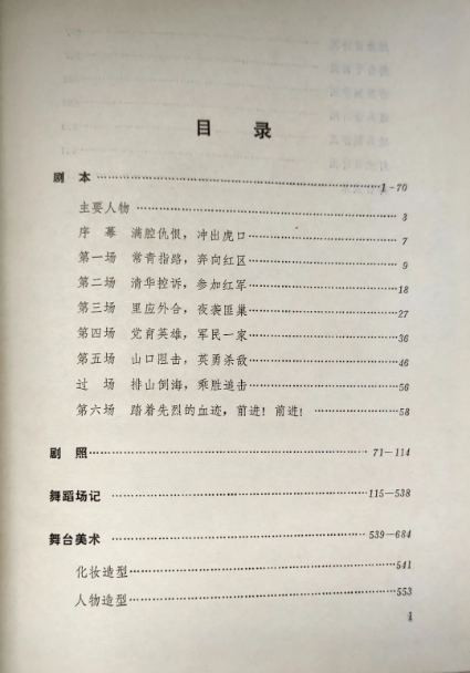 化妆造型图：革命现代舞剧《红色娘子军》精装版资料（1）