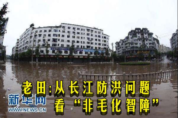 老田：从长江防洪问题看“非毛化智障”