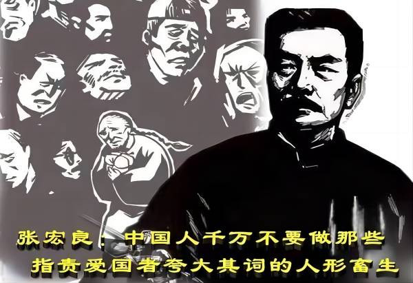 张宏良:中国人千万不要做那些指责爱国者夸大其词的人形畜生