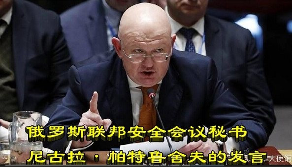 俄罗斯联邦安全会议秘书尼古拉·帕特鲁舍夫的发言