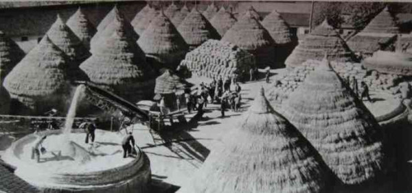 老照片：新中国70年代初期欣欣向荣的农村人民公社