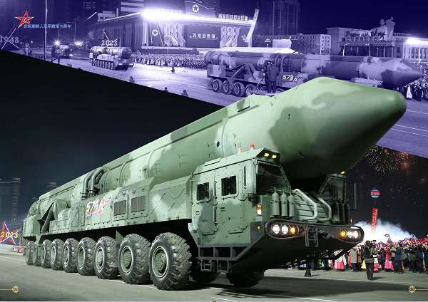 庆祝朝鲜人民军建军75周年阅兵式