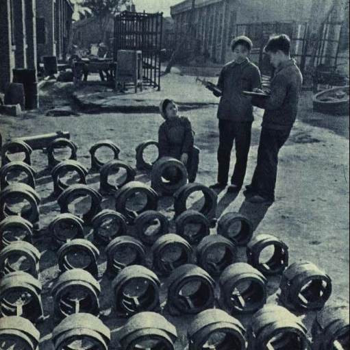 老照片 1960年的河南郑州红旗人民公社
