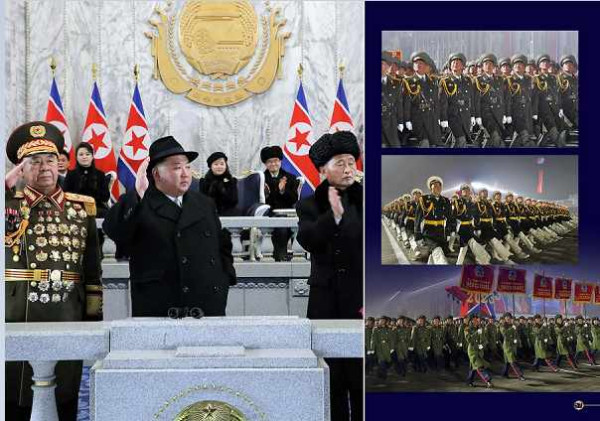 庆祝朝鲜人民军建军75周年阅兵式