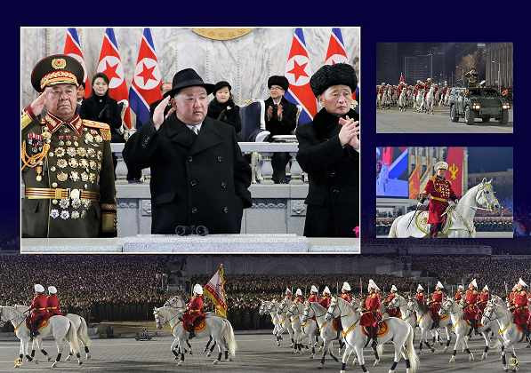 庆祝朝鲜人民军建军75周年阅兵式