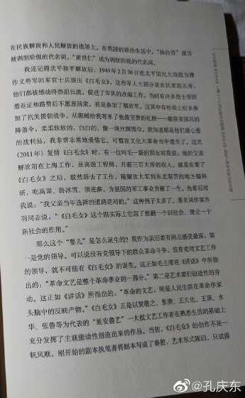 孔庆东：里面有很多珍贵史料