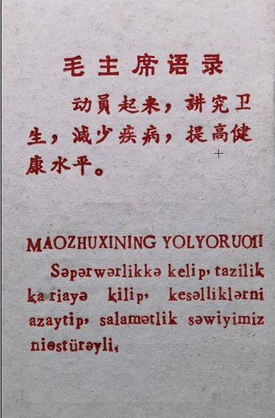 1970年代 新疆伊犁州伊宁市巴彦岱公社医院印发的免费医疗证
