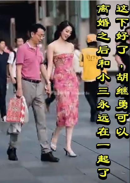 这下好了，胡继勇可以离婚之后和小三永远在一起了