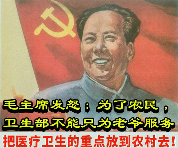 毛主席发怒：为了农民，卫生部不能只为老爷服务