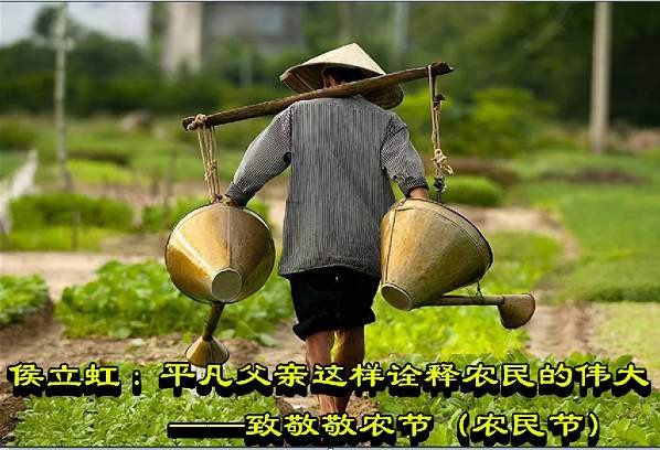 侯立虹：平凡父亲这样诠释农民的伟大
