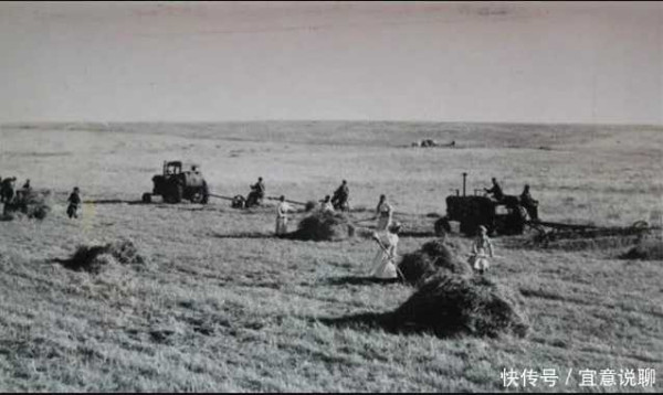 老照片：新中国70年代欣欣向荣的农村人民公社