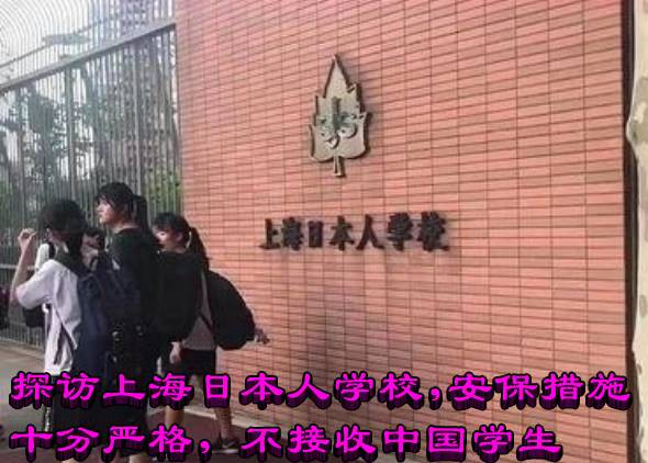 探访上海日本人学校，安保措施十分严格，不接收中国学生